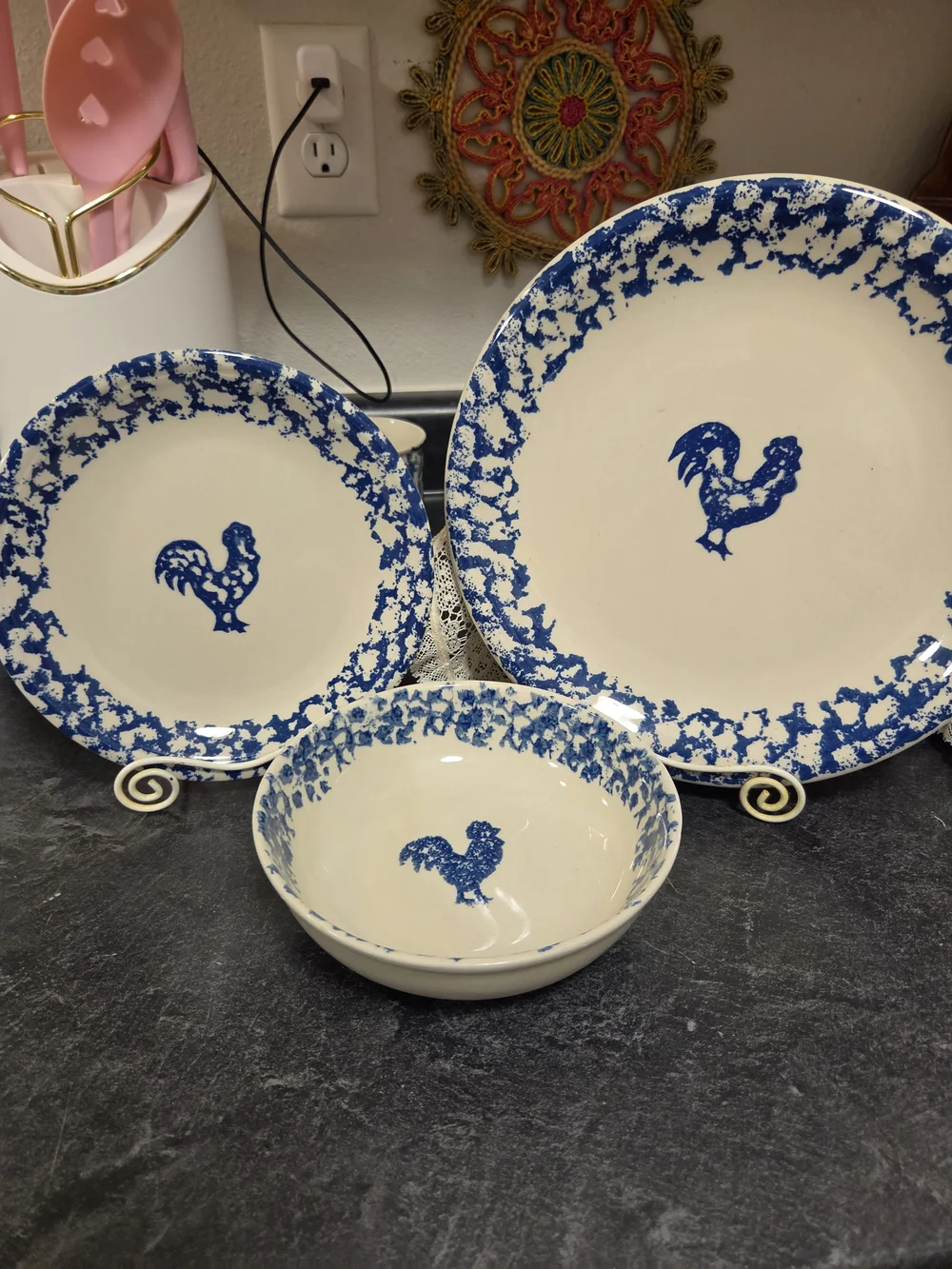 Cottagecore Dinnerware Set By Tienshan Rare!!!
